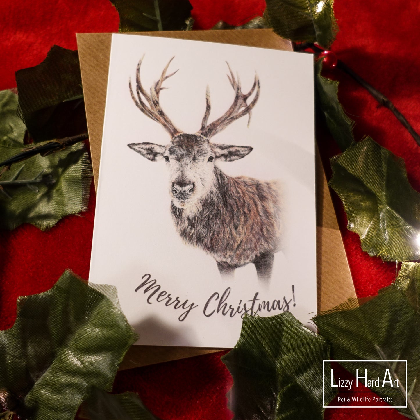 Reindeer | "Merry Christmas" Card