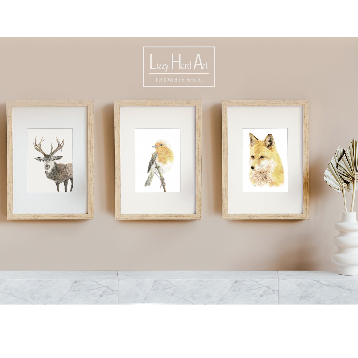 CLEARANCE 3 FOR £1 | Reindeer, Fox and Robin A4 Prints