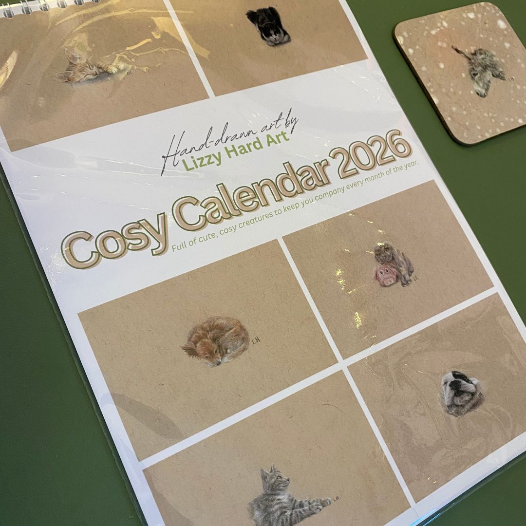 2026 Calendar | Cosy Creatures Calendar | Hand-Drawn Animal Artwork