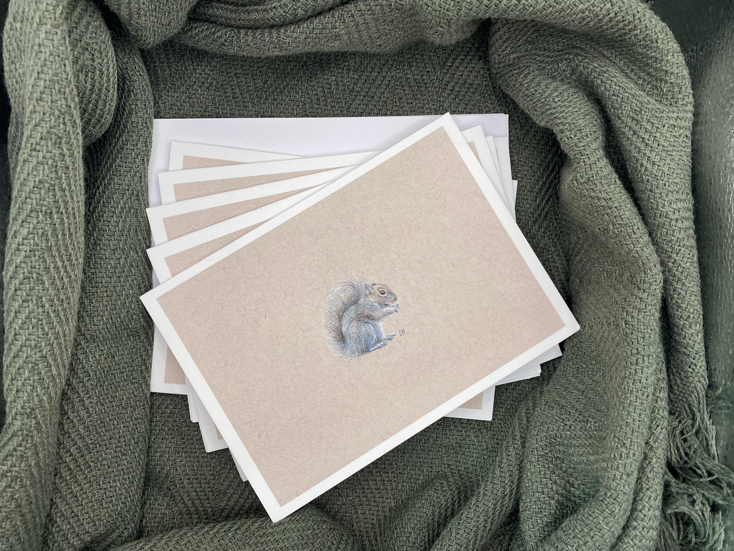 CLEARANCE | Hand-drawn Otter | Pack of 5 Greetings Cards