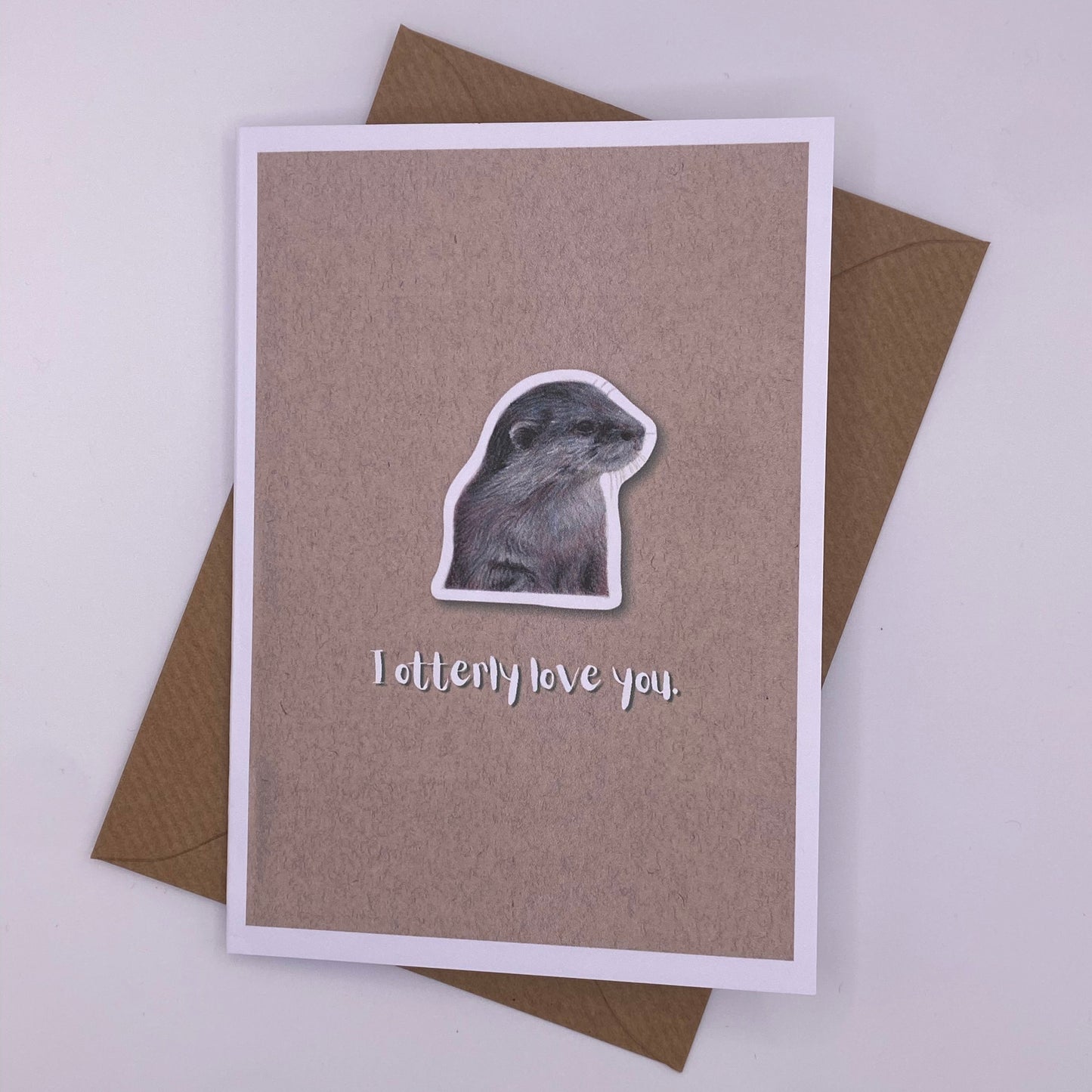 I Otterly Love You Otter | Valentines Card
